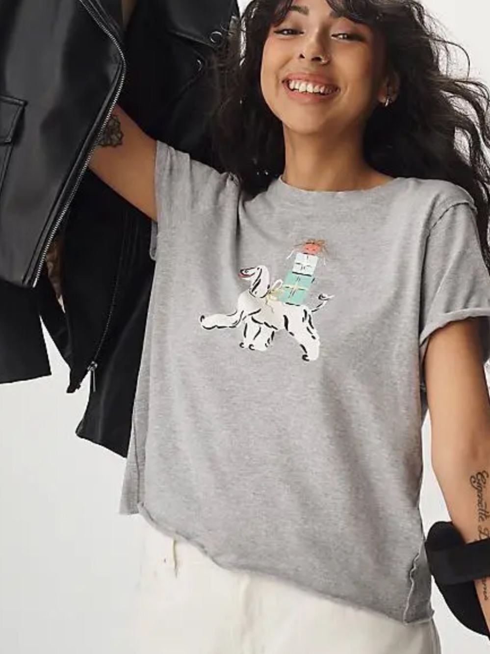 NWT Anthropologie Krissy Mast x  Graphic Tee